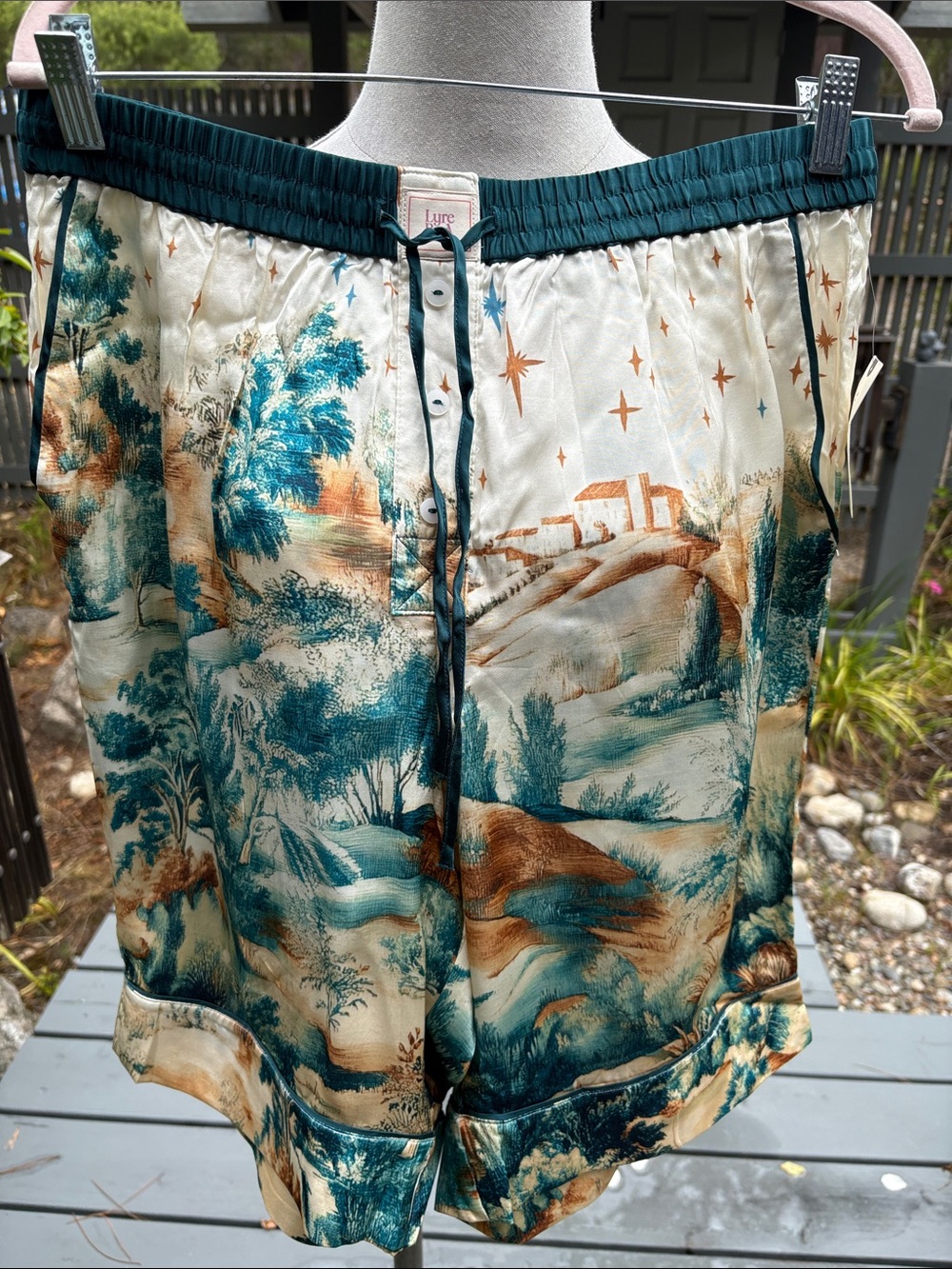 LyreBird Silky Bermuda Shorts